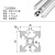 基克孚 欧标铝型材2020拼装框架3D打印机配件工业diy20*20铝合金型材支架 备件 欧标2020V槽 