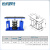 阻尼弹簧减震器冷却塔空调冷水机组水泵风机防震垫变压器隔振平台 HFJ-1-600