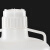 塑料放水桶实验室用下口水龙头桶瓶HDPE蒸馏耐酸碱广口用水桶10L 三通细孔