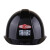 安美尚（ams）KG-DA ABS矿工安全帽旋钮调节带灯架 力达 黑色 定做 1顶