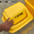 垃圾桶黄色加厚摇盖桶推盖桶翻盖分类污物废物桶桌面棉签桶 15L黄色摇盖桶