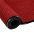 pvc双条纹地毯酒店商用进门入户防滑地垫厨房吸水脚垫卫生间 红色 0.9米宽需要几米拍几米