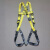 建钢070828五点式安全带套装 双大钩安全绳不含缓冲器 黄色 