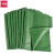 优易固加厚绿色编织袋带蛇皮袋打包塑料编织袋麻袋包装快递袋每平方重60克40cm*60cm*80个
