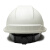 吉象 安全帽 V2 新国标V型透气ABS 防砸建筑工程工地加厚电力施工抗冲击 白色