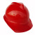 鹿色儿童国标安全帽 工地加厚建筑程电力国标中电abs圆形印字透气 加厚V型-红色 工程帽