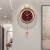 康巴丝COMPAS轻奢鹿头钟表北欧现代客厅挂钟简约家用创意时尚挂墙 3241红色 18英寸