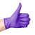 塞莫诗 一次性丁腈手套加厚型 紫色5克 100只/盒  防油防水多用途耐用N910VI 小号S