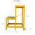绝缘凳电工凳220KV高压0.8米可移动平台双层高低凳玻璃钢绝缘梯凳