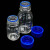 冰禹 BY-2464 蓝盖试剂瓶透明 丝口玻璃瓶 螺纹口带刻度 高硼硅250ml