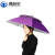沸耐笙 FNS-33322 折叠雨伞防风防雨伞帽头戴式 加大77cm双层银色 1个