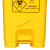 适用于废弃垃圾桶 加厚黄色脚踏垃圾桶废物桶诊所医院灰色15100L1 15升(黄色)/脚踏款