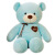 新品大号泰迪熊公仔毛绒玩具大熊抱枕布娃娃抱抱熊玩偶熊猫生日礼物女 深棕色 直角量1米