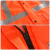 海斯迪克 雨衣雨裤套装 加厚牛津布防暴雨水反光雨衣HKsq-343 橘色 3XL 