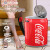 智能垃圾桶感应式卫生间创意儿童电动自动网红可口可乐罐 不锈钢可乐6L智能感应+按键