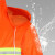者也（ZYE）路政橘色雨衣环卫工人连体雨衣成人防水防汛桔色外卖长款雨衣骑行户外徒步可定制logo 长款 175码