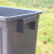 分类垃圾桶摇盖式大号室外咖啡色干湿垃圾桶塑料桶方形 100L正方形上海分类红色(有害)