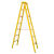 玻璃钢绝缘人字梯关节梯伸缩梯升降梯子电工梯折叠梯凳电力直单梯 2.5米人字梯