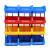 箱大王 Xlj-08 加厚组立式物料盒 斜口盒零件盒 五金元件盒 蓝色160*100*70