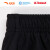 安踏儿童短裤男小童骑行裤子2024年夏季新款舒适纯棉针织运动五分裤 梦幻黑-2 101cm