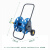 卫洋WYS-2112 手推式水管车架 蓝色 带轮水管收纳缠绕车盘
