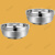 壹栈式搭档 不锈钢碗双层汤碗饭碗粉碗面碗铂金碗 10个起可定制logo 14cm BJW14 （单位：个）