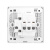 ABB 开关插座面板 盈致系列白色  无边框 86家用型电源 五孔一开（可单独控制灯）