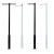 利瑞捷 监控立杆1米2米2.5米3米3.5米4米5米6米监控杆加厚组合分段小区户外道路立柱支架 立杆+1个球机横臂+地笼 5米114*76立杆