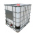 吨桶全新加厚塑料方桶1000L1吨 IBC集装桶500L化工桶储水桶柴油桶 1000升白色吨桶(已清洗款)二手