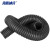 海斯迪克 HKLY-46 PP阻燃塑料波纹管 塑料电线电缆保护套 穿线管波纹软管蛇皮管 AD15.8(12*15.8mm)50米