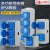适用于多功能防水防爆插座盒工业塑料插座箱5孔10A 家用防水插座 AG塑料防水盒三位(五孔 10A)