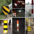 红白黄黑反光膜高速交通安全限高柱子警示带夜间防撞路桩反光贴条 40cm宽 2黑2黄直纹1米