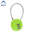 阿力牛 AQJ190 钢丝密码挂锁 防水防锈便携密码锁  绿色(内高50mm) 3个装