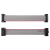 丢石头 FC灰排线 IDC 2.54mm间距 灰色扁平排线 每件两条装 8P 50cm(两条)