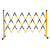 傲利伸缩护栏/伸缩杆/电力/施工/围栏/玻璃钢/可移动/隔离带/围戒带/防护栏 1.2*2.5米管式黄黑