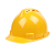 君御头部防护固安捷1501PE豪华V型带透气孔安全帽 黄色