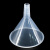 冰禹 BYA-145 塑料透明小漏斗 实验室三角漏斗 耐高温锥形漏斗 120mm（1个）