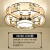 简约现代新中式吸顶灯客厅灯长方形大气卧室餐厅灯禅意中国风灯具 88288-长方形100x80cm