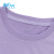 361°【商场同款】童装女童短袖针织衫2024年夏季新款中大童短袖 浅兰紫 130cm