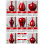 景德镇瓷器陶瓷郎红花瓶插花摆件新中式家居客厅博古架装饰品摆设 郎红三彩胆瓶+旋转木底座