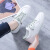 KOUXIANG网鞋子女春季新款女鞋韩版学生基础夏季薄款透气平底小白鞋板 灰色 37