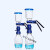 GL45丝口试剂瓶过滤装置 蓝盖瓶溶剂过滤器适配器微孔滤膜过滤器e GL45高硼硅试剂瓶100ml