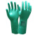 海太尔 耐溶剂手套10-226箱装 144副 绿色 均码 