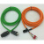 高柔拖链线台达B2伺服电机编码器CN2连接线电缆线ASD-B2EN0003 5 绿橙色2米