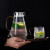 HAOMINGTIAN玻璃茶具冷水壶耐高温防爆凉白开水杯家用大容量茶壶套装凉水壶 单个锤纹冷水壶（1750ML)