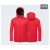 征战虎J2020 保暖工装 三合一冲锋衣两件套 保暖登山服 滑雪服 防风防水防护服 男款：红色 S