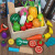 元气小猴水果玩具切切乐 磁铁木制儿童过家家玩具看游戏仿真切切蔬菜 木盒水果切切乐(磁性)2