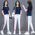 默特（MOTE）T恤休闲运动套装女2023夏季新款时尚洋气减龄短袖广场舞跑步服 宝蓝色 M