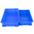 冰禹 BY-5S1 加厚塑料物流周转箱 零件盒  分类筐 工具箱 储物箱 收纳箱  7号蓝300*200*87mm