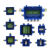 矿用接线盒本安型电路用JHH-2JHH-3JHH-4通电话通讯防爆分线盒凌 蓝色3通连接器